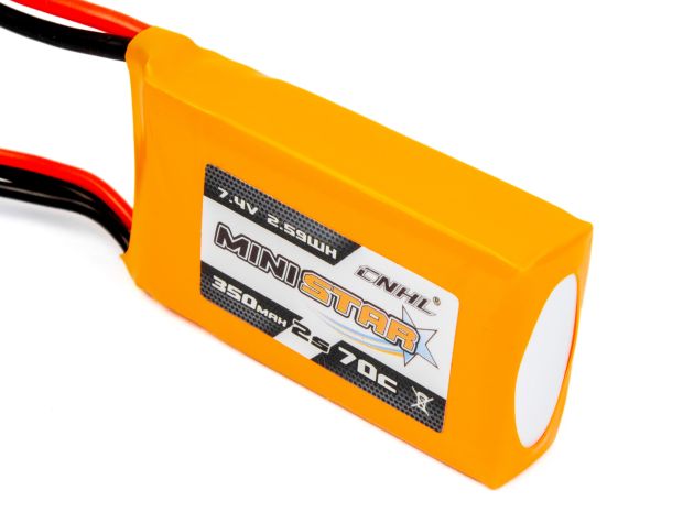 Акумулятор CNHL MiniStar 350mAh 2S 70C (PH2.0), Світлина 2
