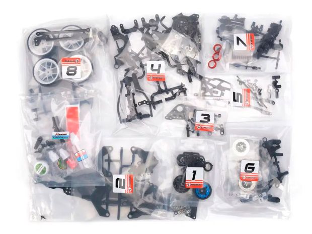 Комплект шасі для дрифту 3Racing Sakura D6 1/10 (KIT), Фото 3