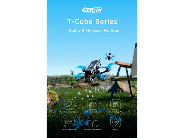 Квадрокоптер GEPRC T-Cube18 FPV 1S (ELRS 2.4ГГц), Світлина 7