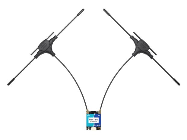 Приймач GEPRC Gemini Xrossband ELRS (2.4GHz/915MHz), Світлина 6