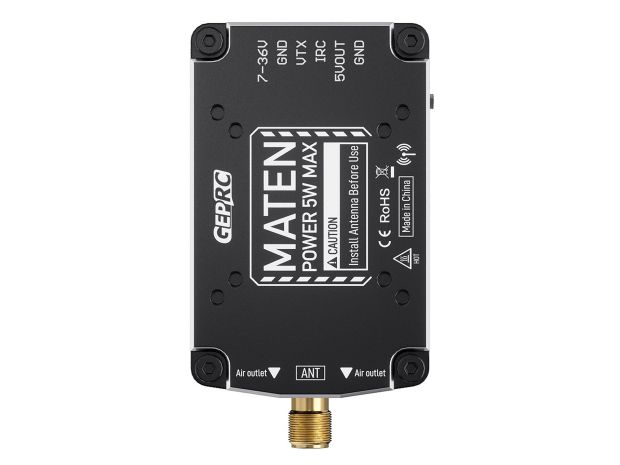 Відеопередавач GEPRC Maten Pro 1.2GHz 5W (9Ch), Світлина 4