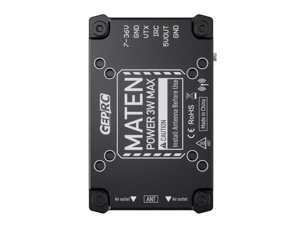 Відеопередавач GEPRC Maten Pro 3.3GHz 3W (40Ch), Фото 2