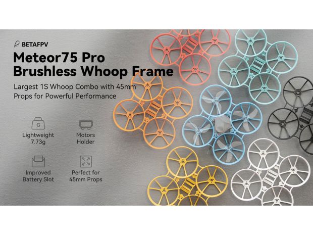 Рама BetaFPV Meteor75 Pro Whoop (Transparent Gray), Фото 4