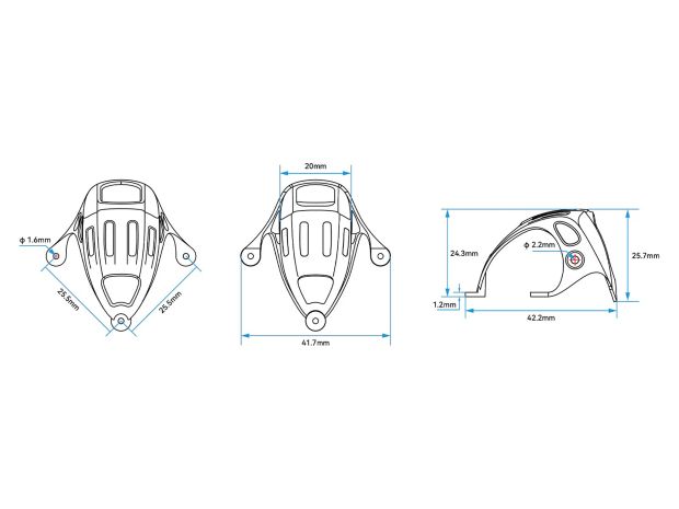 Канопа BetaFPV для DJI O4 Air Unit (Black), Фото 4