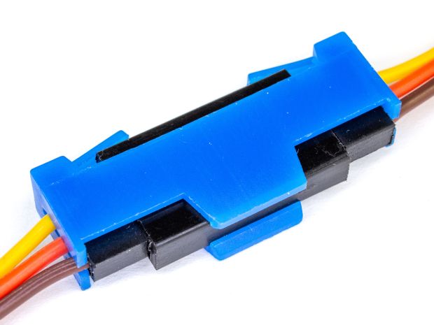 Фіксатор роз’ємів боковий JR/Futaba (чорний), Світлина 2