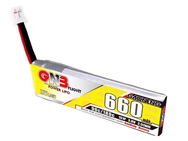 Акумулятор Gaoneng GNB HV PH2.0 660mAh 1S 90C (з дротом), Світлина 2