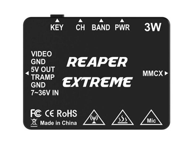 Відеопередавач Foxeer Reaper Extreme V2 3W 80Ch (4.9-6GHz), Фото 5