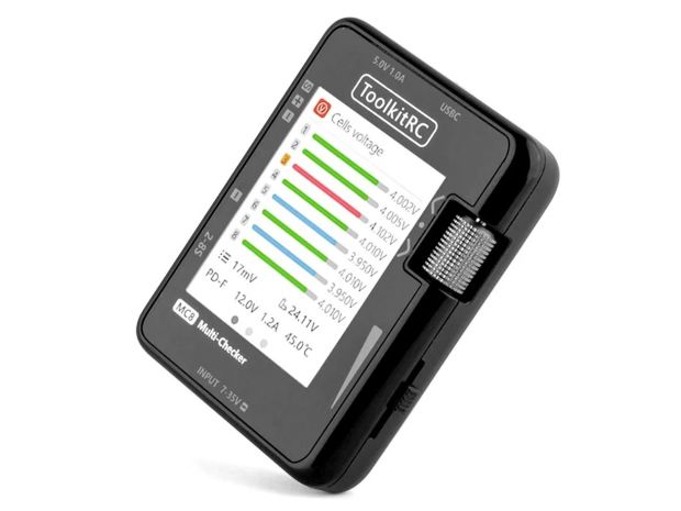 Багатофункціональний пристрій контролю акумуляторів ToolkitRC MC8, Світлина 1