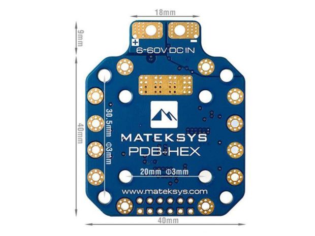 Плата розподілу живлення Matek PDB-HEX 12S, Світлина 2