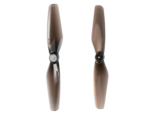 Набір пропелерів Gemfan 2610-2 Clear Black 4 пари (вал 1мм), Фото 1