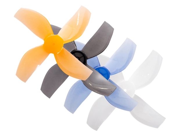 Набір пропелерів Gemfan 35мм Clear Gray 4 пари (вал 1мм), Фото 2