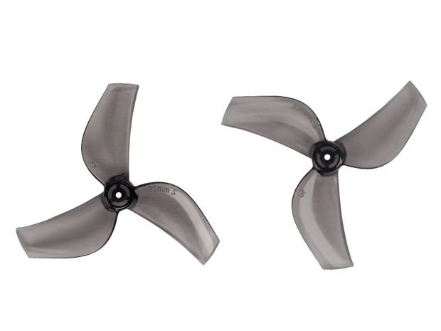 Набір пропелерів Gemfan 35мм-S Clear Gray 4 пари (вал 1мм), Фото 1