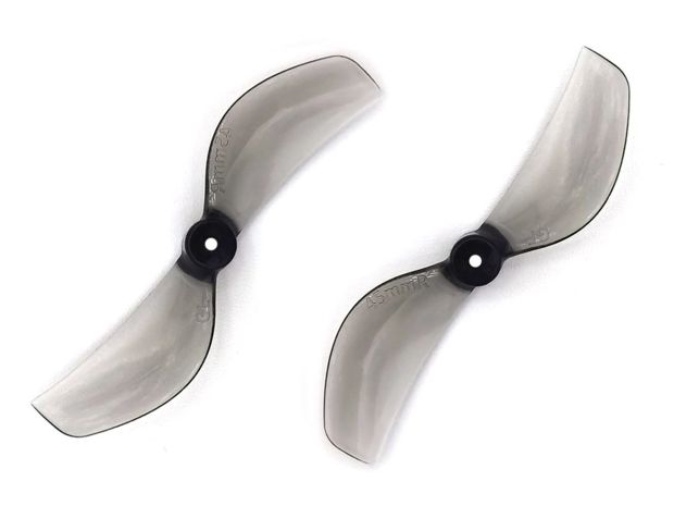 Набір пропелерів Gemfan 45мм-2 Clear Gray 4 пари (вал 1мм), Фото 1