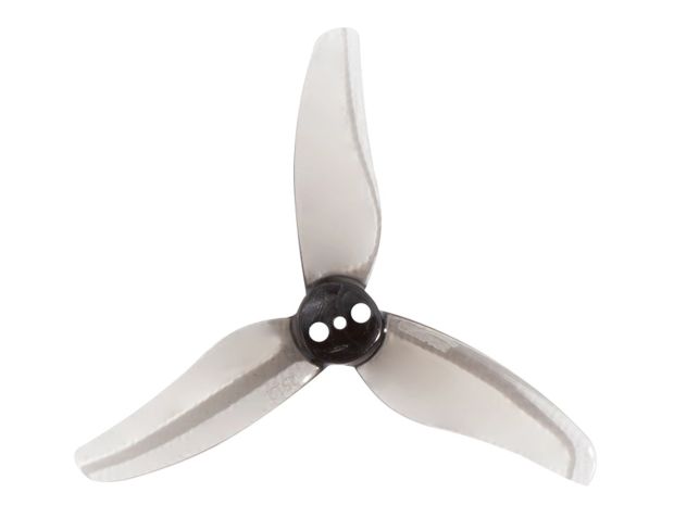 Набір пропелерів Gemfan Hurricane 2512-3 Clear Gray 4 пари (вал 1.5мм), Фото 1