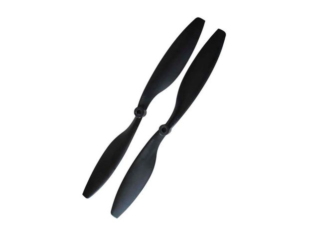 Пара пропелерів Gemfan ABS 1038 Black (CW+CCW), Світлина 1