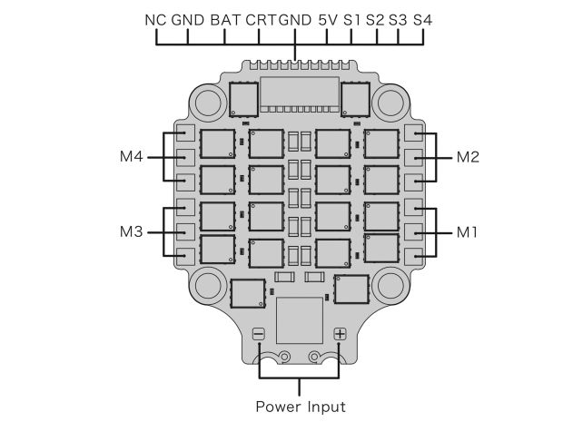 Регулятор безколекторний 4в1 Hobbywing X-Rotor Micro 60А, Фото 3
