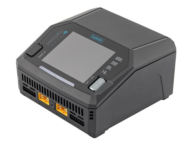 Зарядний пристрій ToolkitRC M6DAC V2 AC200W/DC800W 2x16A, Світлина 1