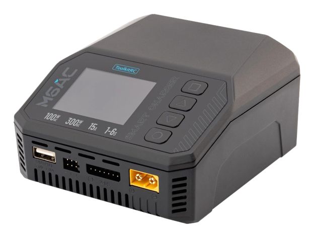 Зарядний пристрій ToolkitRC M6AC AC100W/DC300W 15A, Фото 1