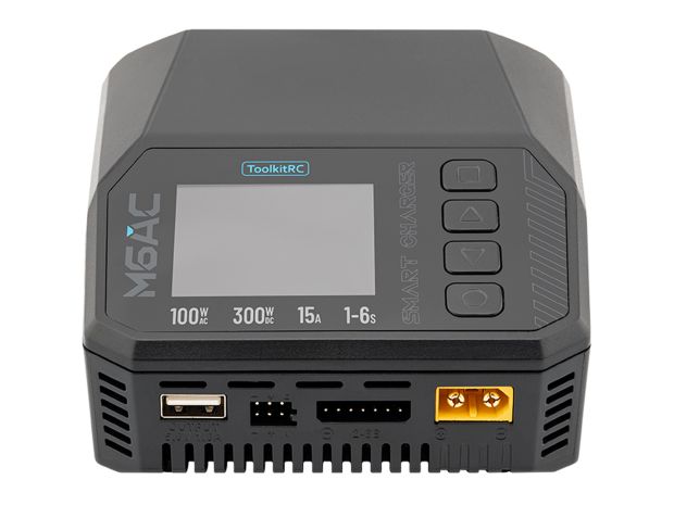 Зарядний пристрій ToolkitRC M6AC AC100W/DC300W 15A, Фото 3