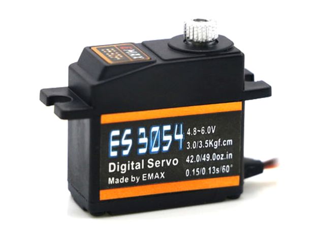 Сервомеханізм цифровий EMAX ES3054 17g/3kg/0.13sec (4.8В), Світлина 1