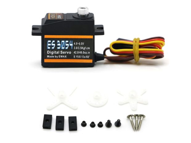 Сервомеханізм цифровий EMAX ES3054 17g/3kg/0.13sec (4.8В), Світлина 2