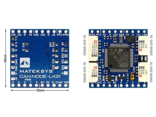Контролер периферії Matek CAN Node L431 (AP_PERIPH), Світлина 2