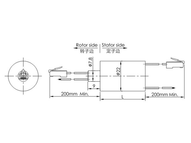 Контактне кільце Senring EM022-24GV 40мм (RJ45 Ethernet), Світлина 2