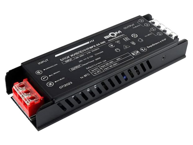 Блок живлення BIOM Professional 24В 12.5А/300Вт, Світлина 1