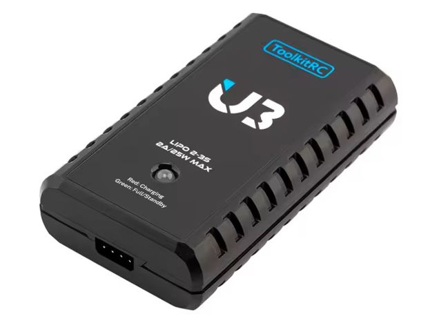 Зарядний пристрій ToolkitRC U3 25W 2A (2-3S), Світлина 1