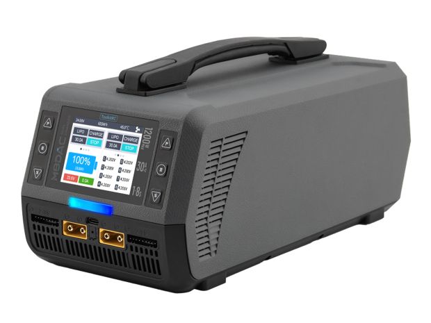 Зарядний пристрій ToolkitRC M8DAC 1200W 2x30A, Світлина 1