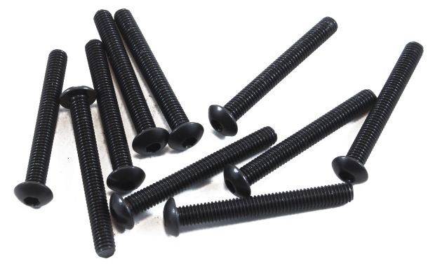 Гвинт з півкруглою головкою з внутр. шестигранником М3х30 (10шт), Світлина 1