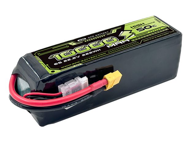 Акумулятор GPR 10000mAh 6S HV 30C XT90 (23.1В), Світлина 1