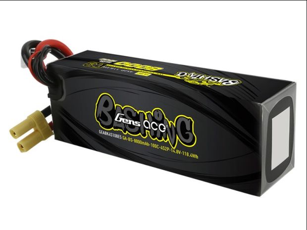 Акумулятор Gens Ace 8000mAh 4S 100C EC5 (Bashing Series), Світлина 2