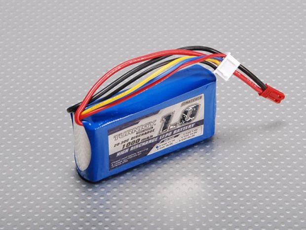 Акумулятор Turnigy 1000mAh 3S 20C, Світлина 1