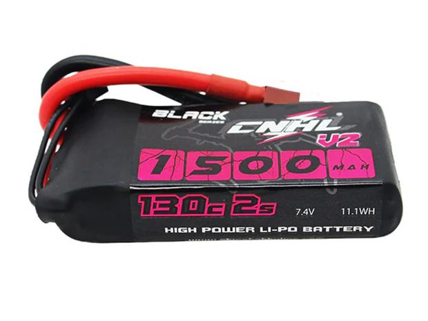 Акумулятор CNHL 1500mAh 2S 130C (Black Series V2), Фото 1