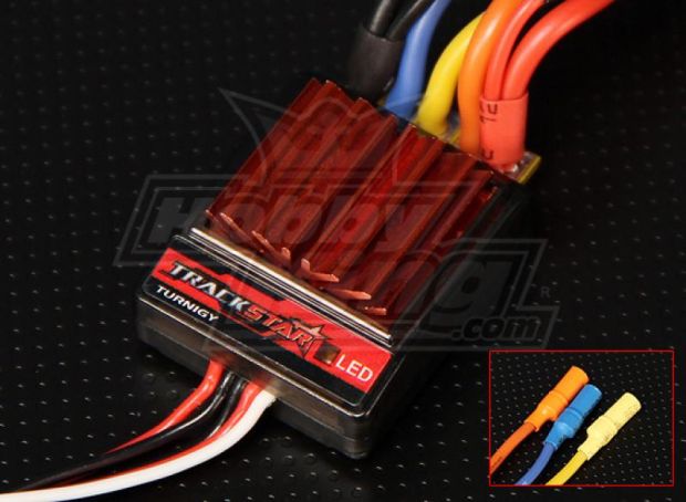 Регулятор Turnigy TrackStar 25A 1/18 Brushless Car ESC, Світлина 1