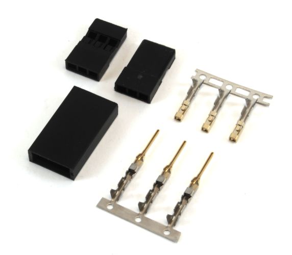 Роз’єм для сервомеханізмів JR (позолочений), Фото 1