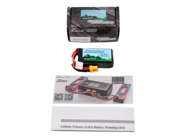 Акумулятор Gens Ace Adventure 450mAh 2S 60C , Світлина ware-image.php