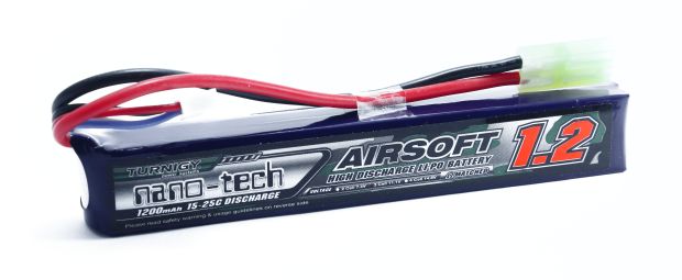 Акумулятор Turnigy nano-tech 1200mAh 3S 15C (Airsoft), Світлина 1
