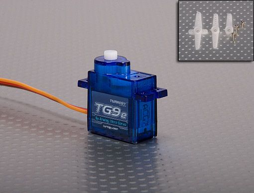 Сервомеханізм аналоговий Turnigy TG9e 9g/1.5kg/0.1sec (4.8В), Світлина 2