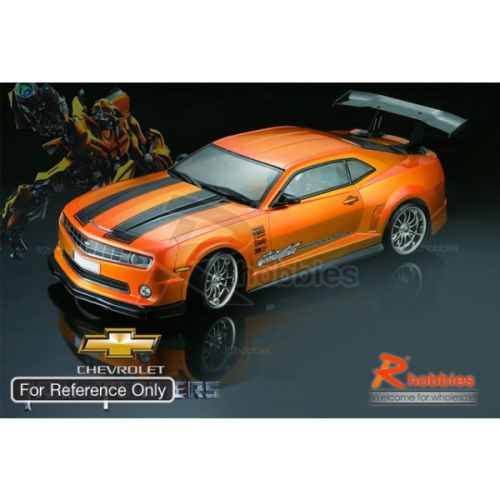 1/10 CHEVROLET Camaro Transformer Bumble Bee PVC Transparent 180mm RC Car Body, Світлина 1