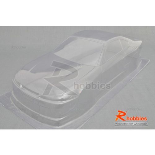 1/10 RC On-Road Car Nissan Silvia S15 PVC Transparent 180mm Body with Light Box, Rear Spoiler & Mask, Світлина 3