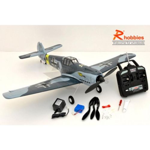 Авіамодель 4 Channel RC EP 35.0" Aerobatic ME109 EPO Foamy RTF Scale Plane, Фото 1