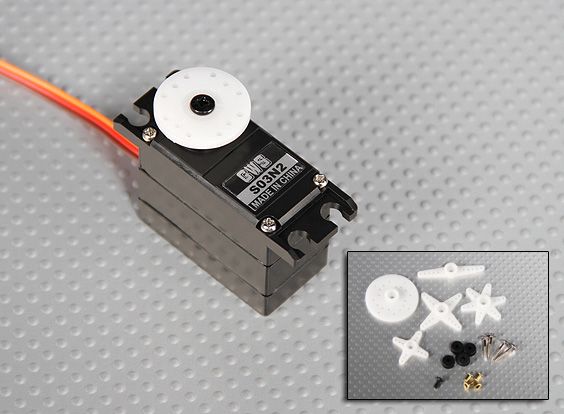 Сервомеханізм аналоговий GWS SO3N2 29g/5.5kg/0.13sec (4.8В), Світлина 2