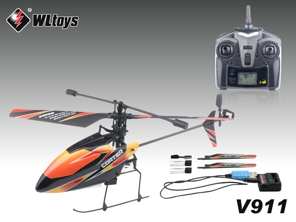 Гелікоптер 4CH 2.4GHz Single Propeller V911 BNF (світлина #5)