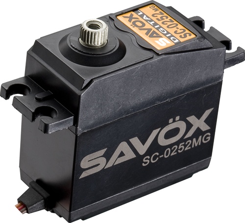 Сервомеханізм цифровий Savox SC-0252MG 49g/7.2kg/0.23sec (4.8V) (світлина #2)