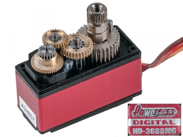 Сервомеханізм цифровий Power HD-3688MG 29g/2.5kg/0.07sec (4.8V) (світлина #6)