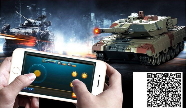 Радіокерована модель танка 1:36 HuanQi H500 Bluetooth  (світлина #9)