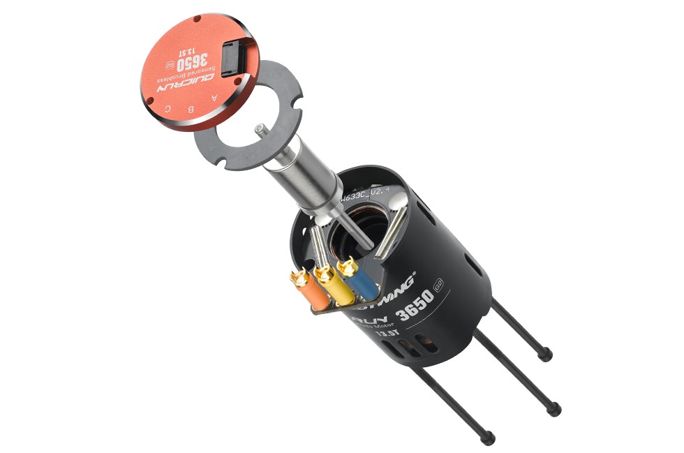 Безколекторний двигун HobbyWing QuicRun G2 3650SD 10.5T (світлина #5)