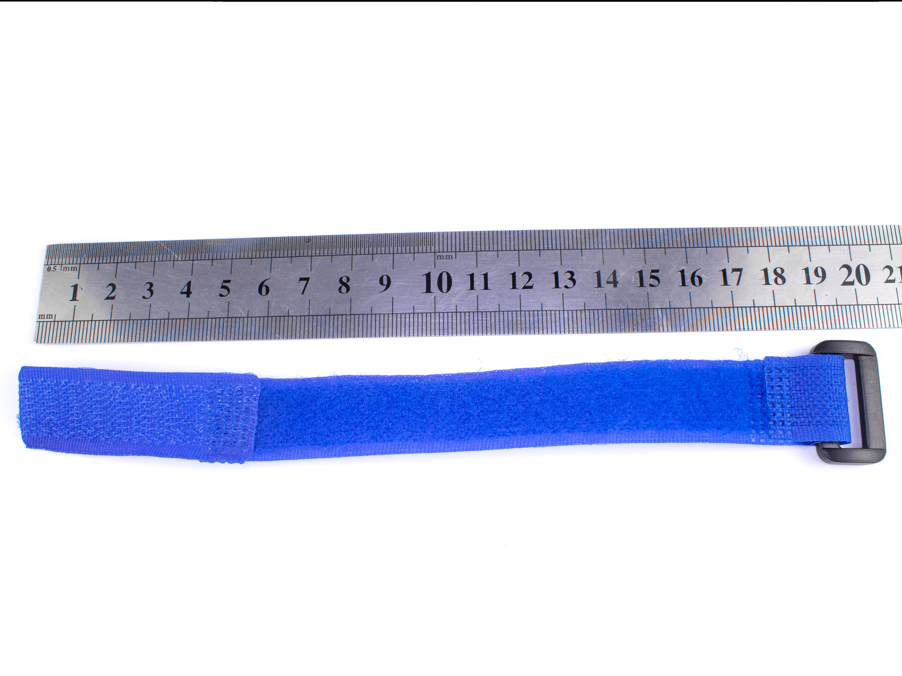 Ремінець (25см) для фіксації акумулятора на липучці (синій), Світлина 2